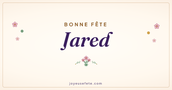Image « Bonne fête Jared » au format large