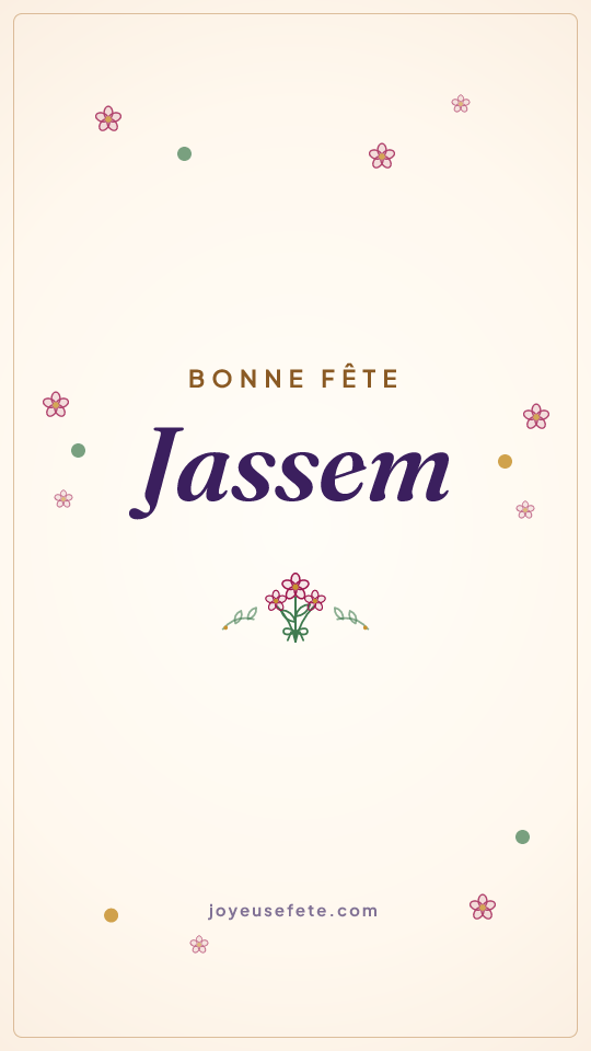 Image « Bonne fête Jassem » au format story