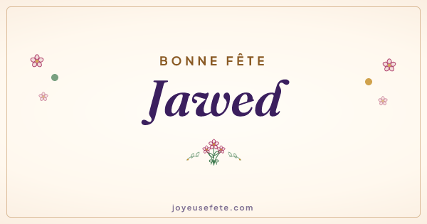 Image « Bonne fête Jawed » au format large