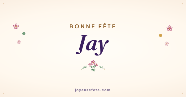 Image « Bonne fête Jay » au format large