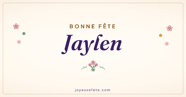 Image « Bonne fête Jaylen » au format large