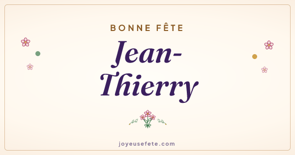 Image « Bonne fête Jean-Thierry » au format large