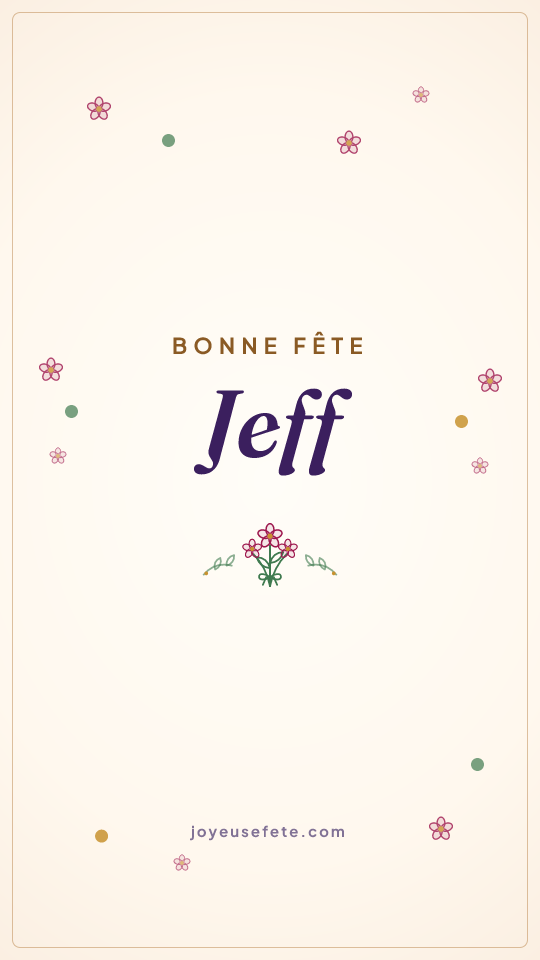 Image « Bonne fête Jeff » au format story