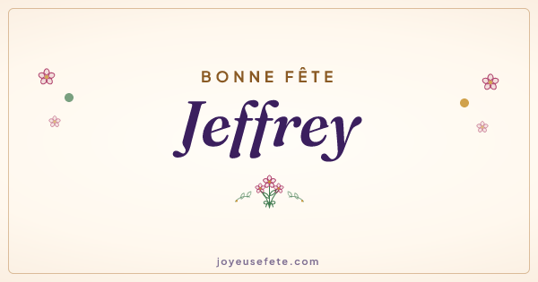 Image « Bonne fête Jeffrey » au format large