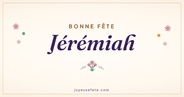 Image « Bonne fête Jérémiah » au format large