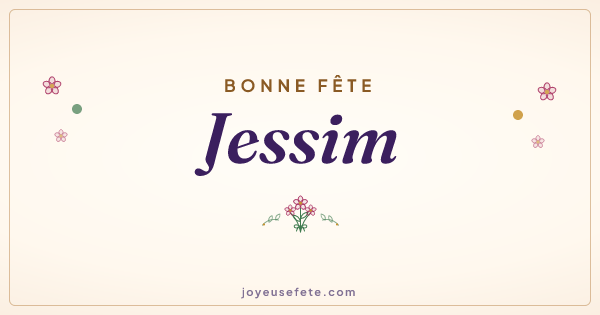 Image « Bonne fête Jessim » au format large