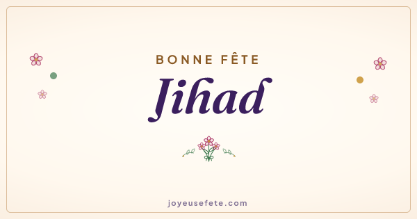 Image « Bonne fête Jihad » au format large