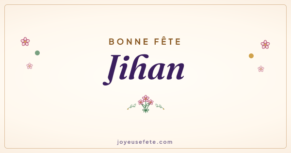Image « Bonne fête Jihan » au format large