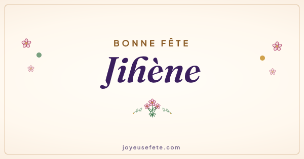 Image « Bonne fête Jihène » au format large