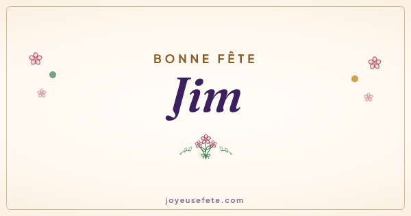 Image « Bonne fête Jim » au format large