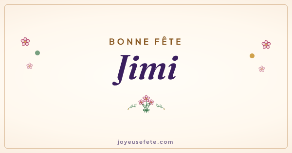 Image « Bonne fête Jimi » au format large