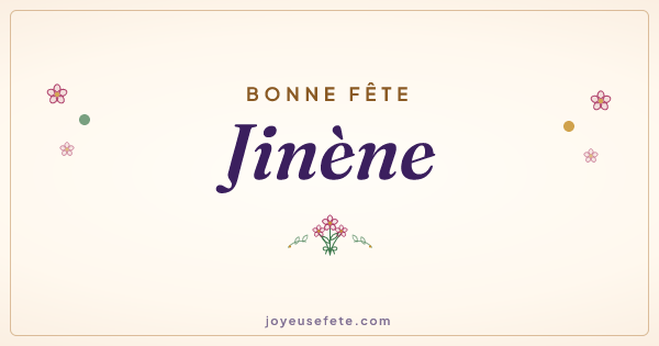 Image « Bonne fête Jinène » au format large