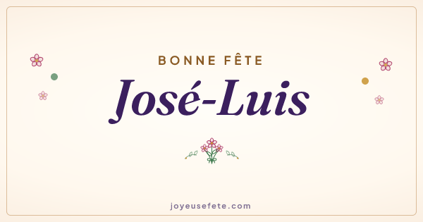 Image « Bonne fête José-Luis » au format large