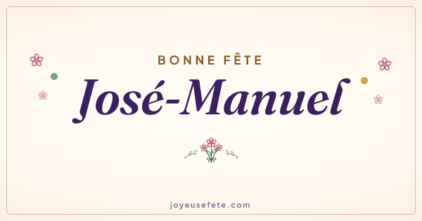 Image « Bonne fête José-Manuel » au format large