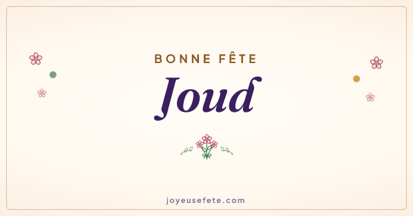Image « Bonne fête Joud » au format large