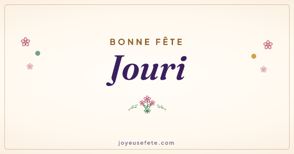 Image « Bonne fête Jouri » au format large
