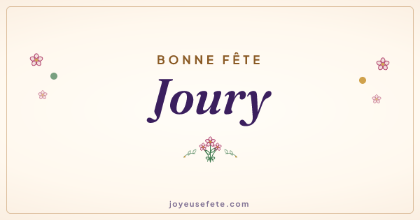 Image « Bonne fête Joury » au format large