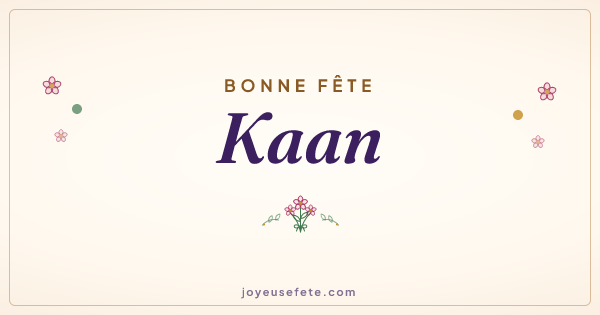 Image « Bonne fête Kaan » au format large