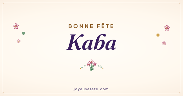 Image « Bonne fête Kaba » au format large