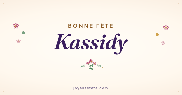 Image « Bonne fête Kassidy » au format large