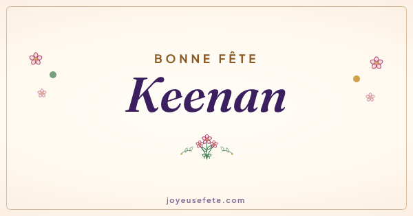 Image « Bonne fête Keenan » au format large