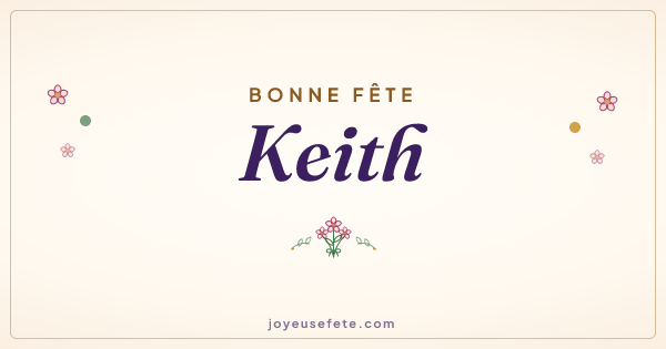 Image « Bonne fête Keith » au format large