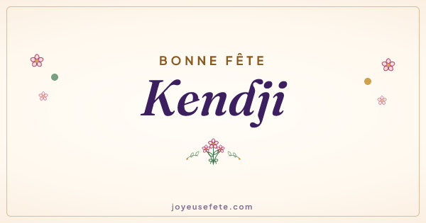Image « Bonne fête Kendji » au format large