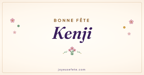 Image « Bonne fête Kenji » au format large
