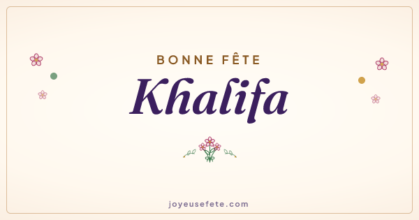 Image « Bonne fête Khalifa » au format large