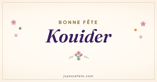 Image « Bonne fête Kouider » au format large