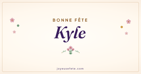 Image « Bonne fête Kyle » au format large