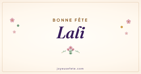 Image « Bonne fête Lali » au format large