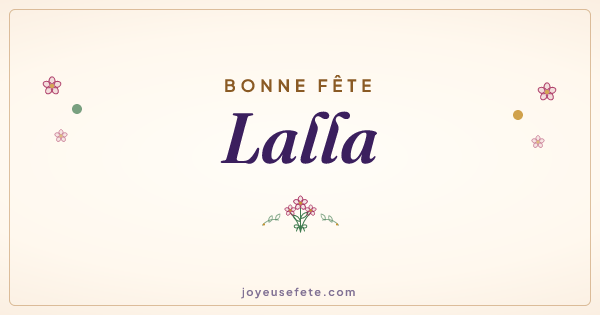 Image « Bonne fête Lalla » au format large