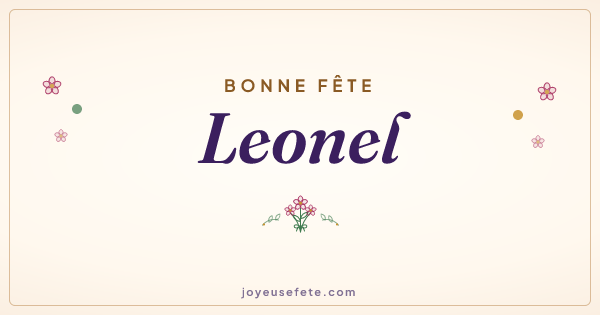 Image « Bonne fête Leonel » au format large