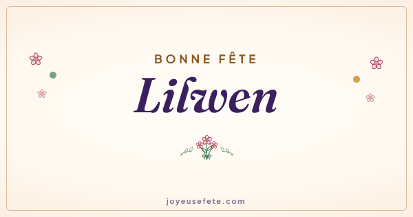 Image « Bonne fête Lilwen » au format large