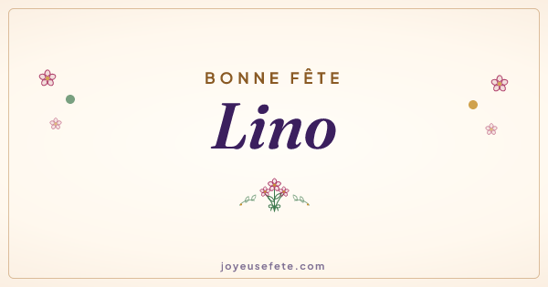 Image « Bonne fête Lino » au format large