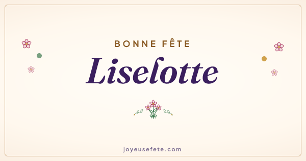 Image « Bonne fête Liselotte » au format large