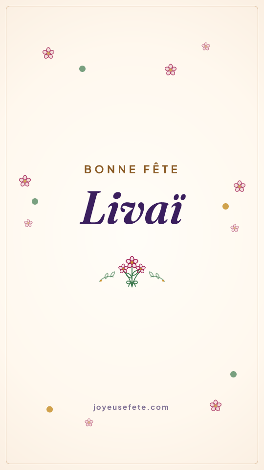 Image « Bonne fête Livaï » au format story
