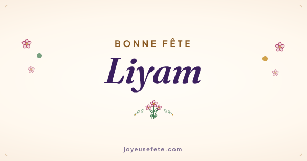 Image « Bonne fête Liyam » au format large