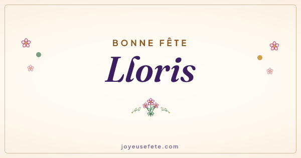 Image « Bonne fête Lloris » au format large