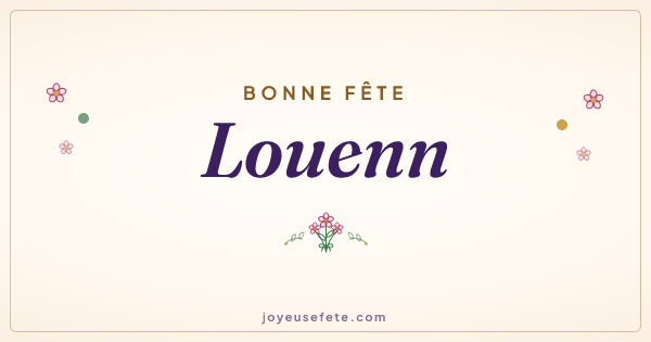 Image « Bonne fête Louenn » au format large