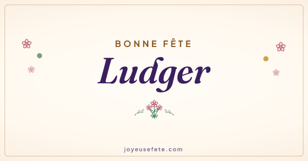 Image « Bonne fête Ludger » au format large