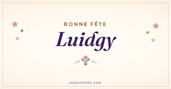 Image « Bonne fête Luidgy » au format large