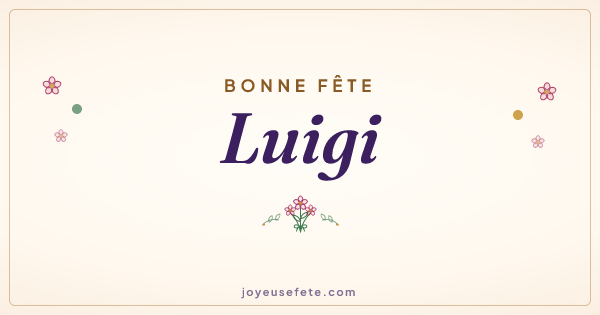 Image « Bonne fête Luigi » au format large