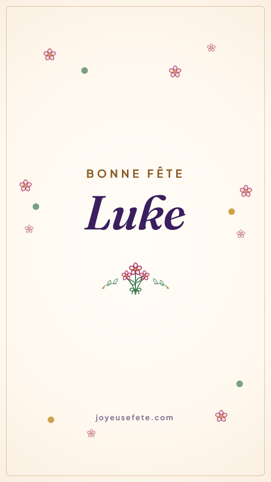 Image « Bonne fête Luke » au format story