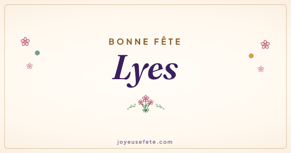 Image « Bonne fête Lyes » au format large