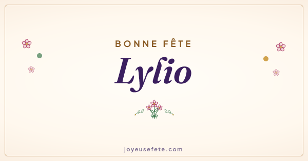 Image « Bonne fête Lylio » au format large