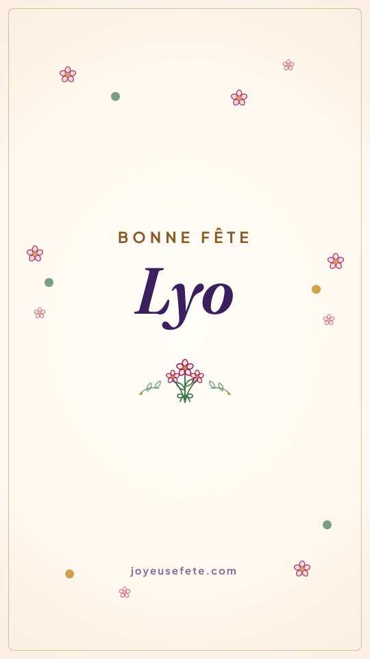 Image « Bonne fête Lyo » au format story