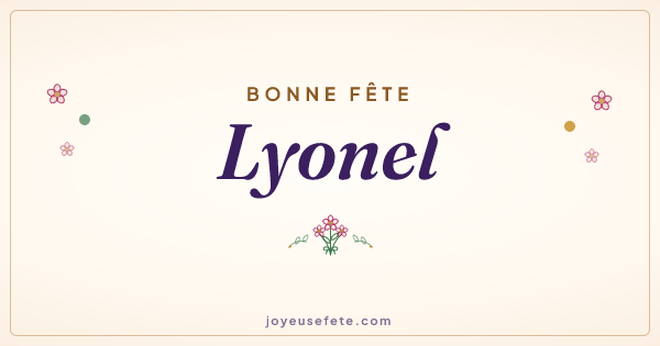 Image « Bonne fête Lyonel » au format large