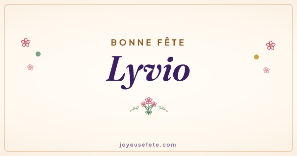 Image « Bonne fête Lyvio » au format large